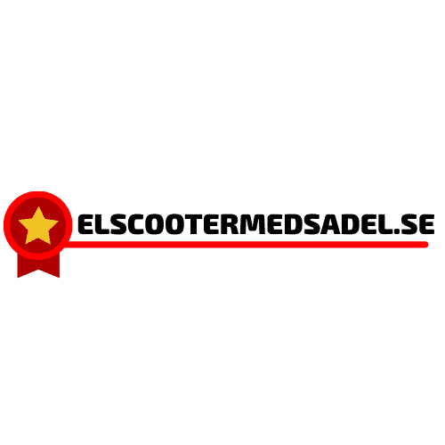 Elscooter med sadel